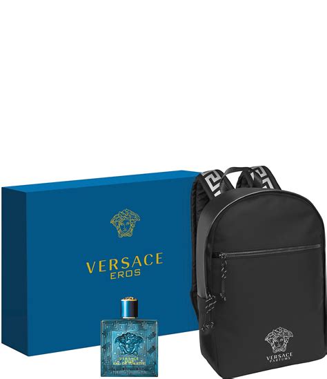 versace aftershave men|versace men's perfume with backpack.